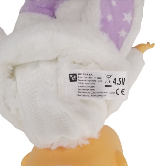 Cry Babies Good Night Coney Doll Interactive 13" Toy Light Up Tears 5 Lullabies - Picture 10 of 12